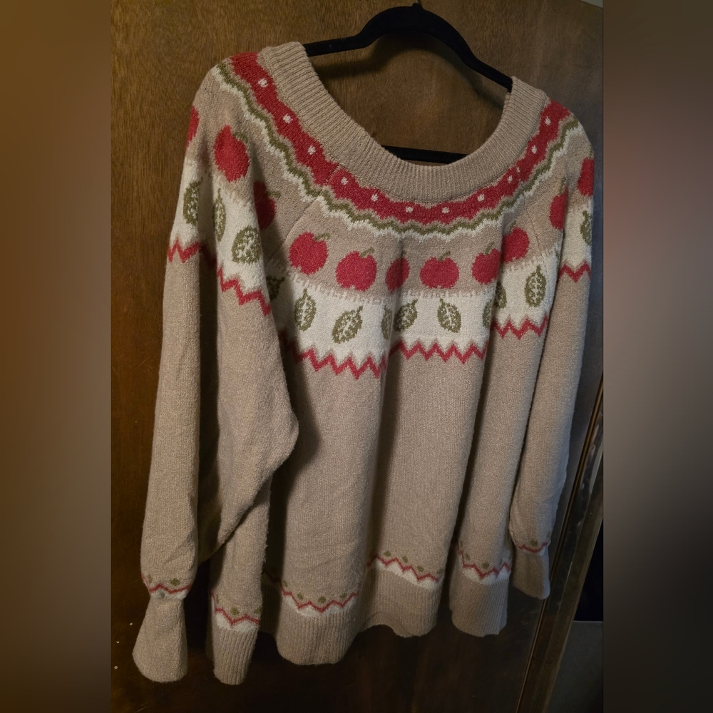 Maurices 3x Apple sweater